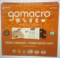 Organic Macrobar Double Chocolate + Peanut Butter Chips