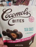 Organic Chocolate Covered Coconut Milk Caramels Bites - Sea Salt
