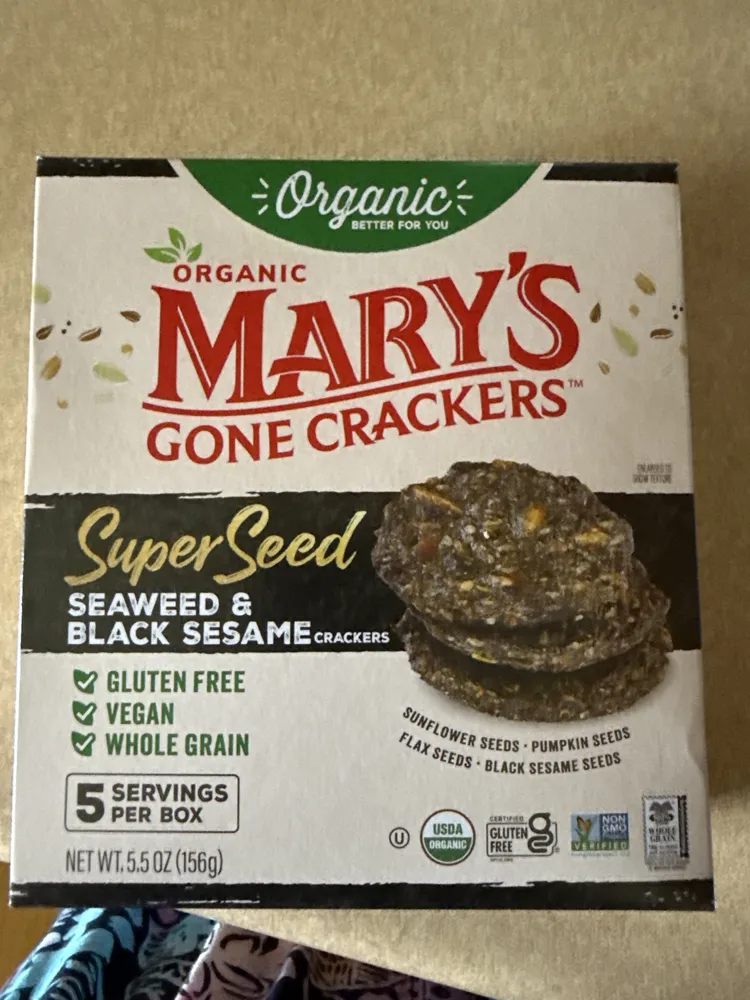 Seaweed & black sesame