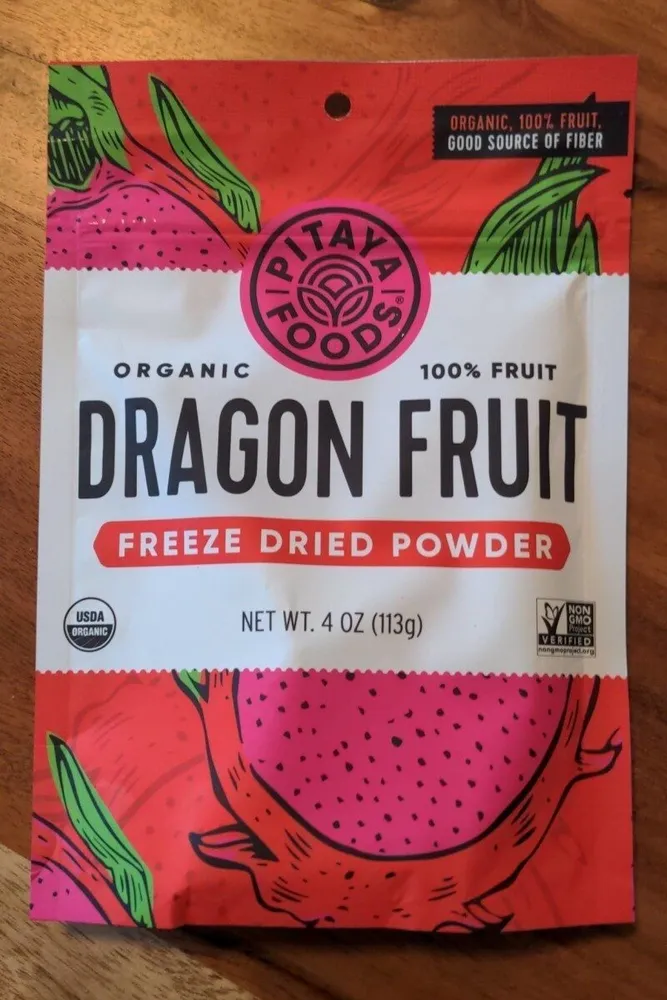 Organic Freeze Dried Red Dragon Fruit Powder