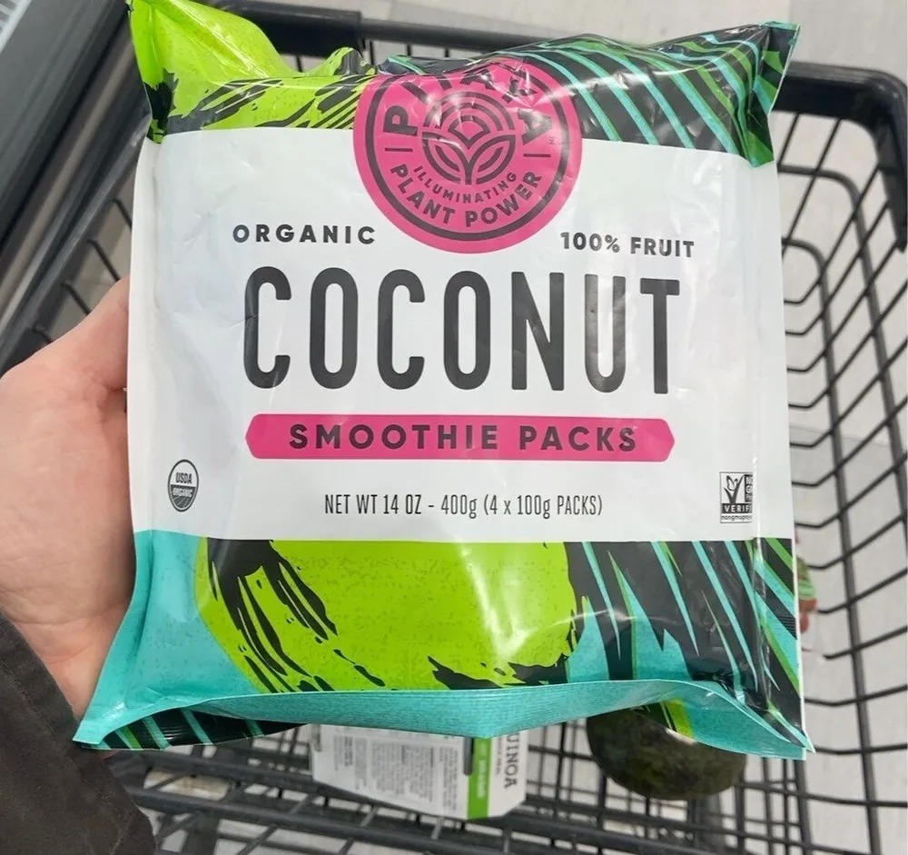 Organic Coconut Smoothie Packs