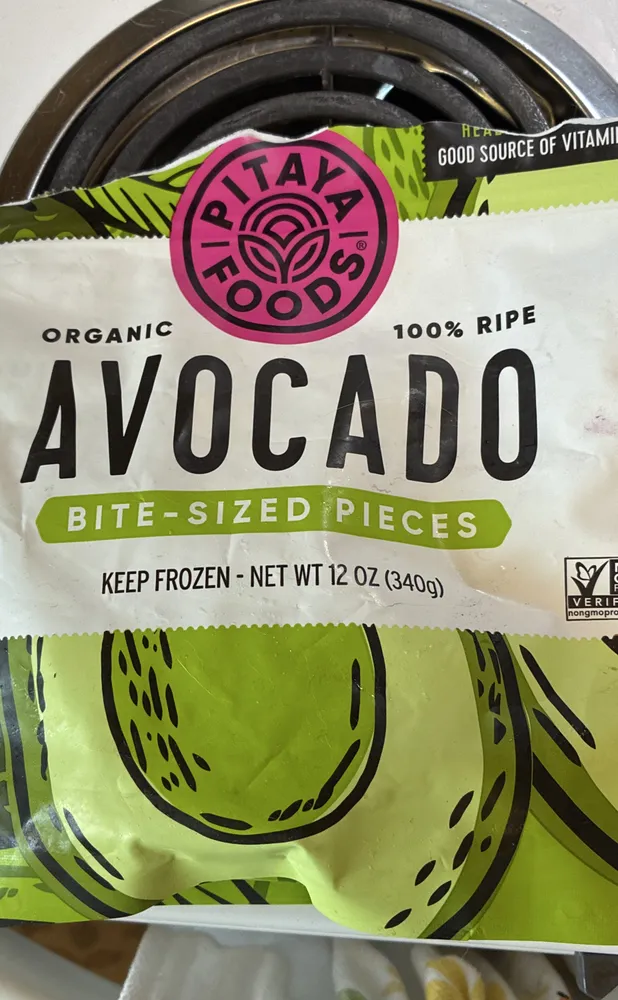 Organic Avocado bite-sized pieces