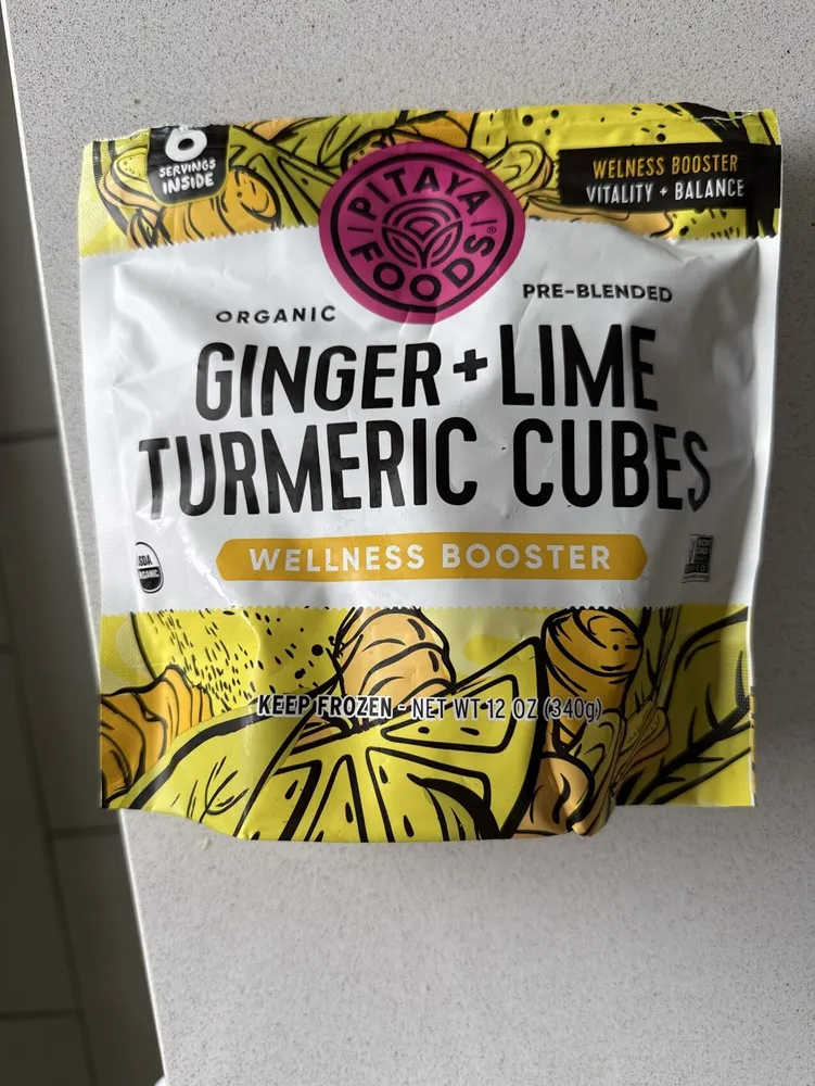 Ginger + Lime Turmeric Cubes