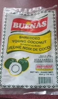 Shredded young coconut