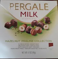 Milk chocolate hazelnut praline