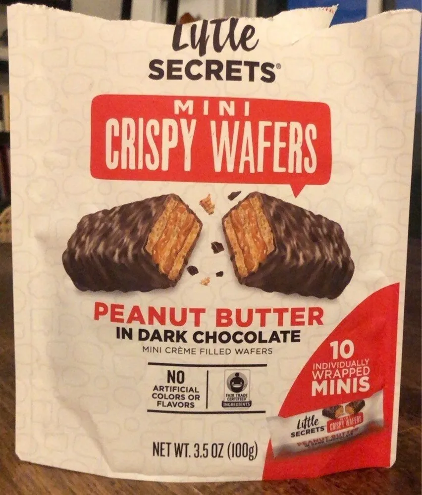 European Dark Chocolate Peanut Butter Wafer