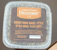 Fauxmage everything bagel style