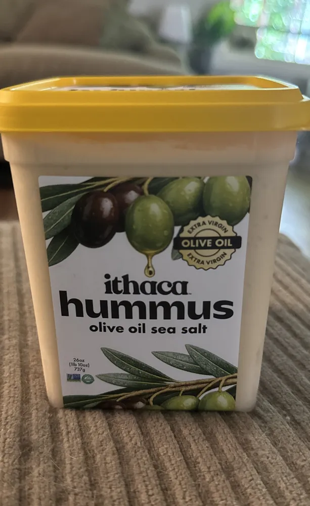 Hummus olive oil and sea salt