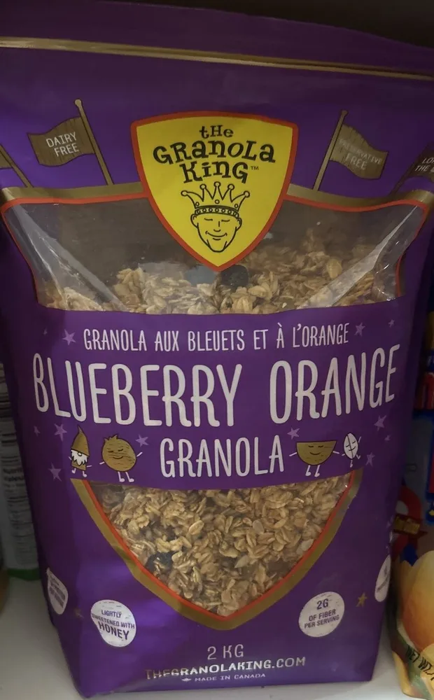 Blueberry Orange Granola