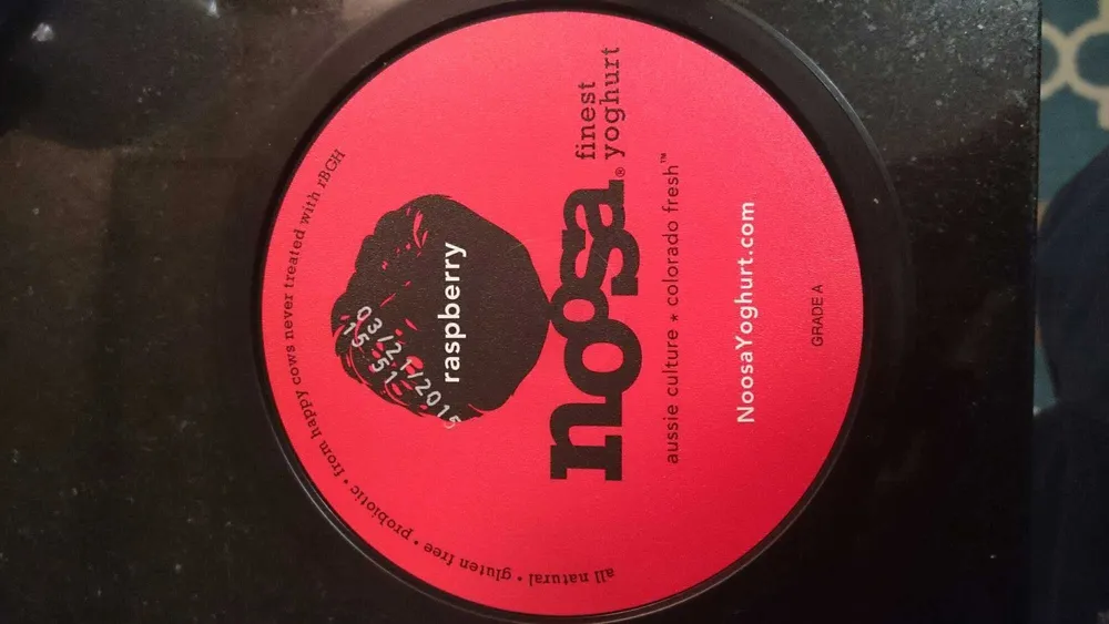 raspberry finest yoghurt