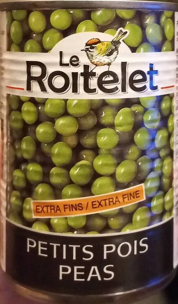Boite de conserve de petit pois