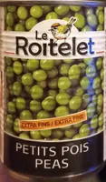 Boite de conserve de petit pois