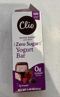 Zero Sugar Yogurt Bar Mixed Berry natural flavor