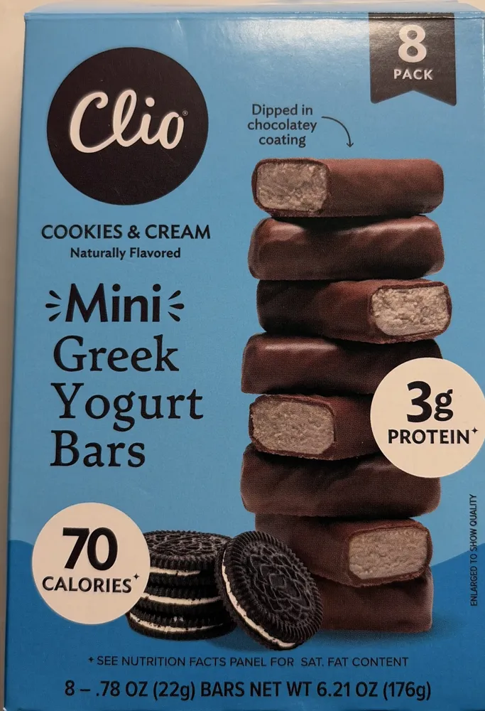 Mini Greek Yogurt Bars
