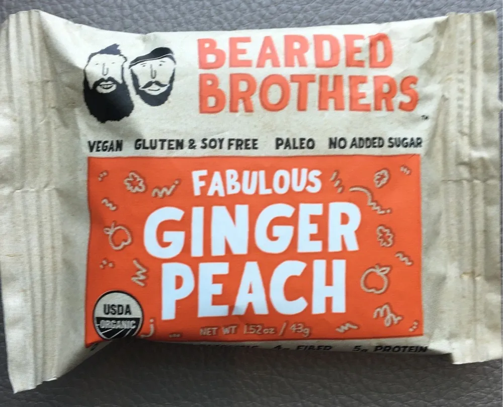 Organic Ginger Peach Food Bar
