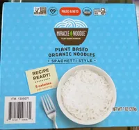 Plant based organic noodles