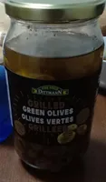 Olives vertes grillées