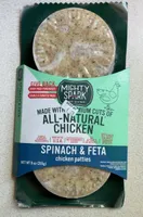 SPINACH & FETA ALL-NATURAL CHICKEN PATTIES