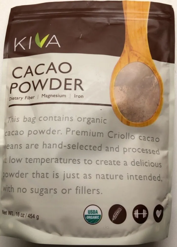 Cacao powder, Biologique
