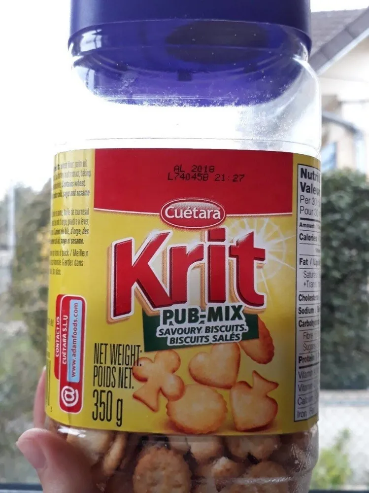 Krit mini biscuit apéritif