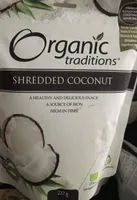 Shredded coconut