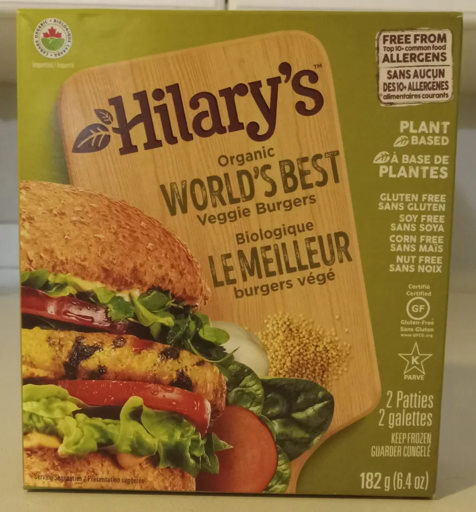 Organic Worlds Best Veggie Burger