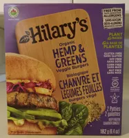 Organic Hemp & Greens Veggie Burgers