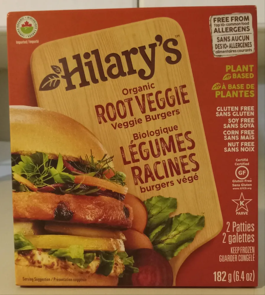 Organic Root Veggie Veggie Burgers