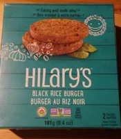 Burger au riz noir