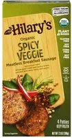 Organic spicy veggie meatless breakfast sausage