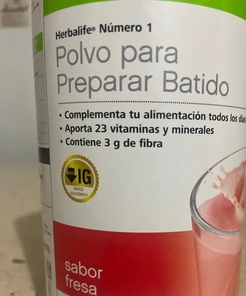 Polvo para preparar batido