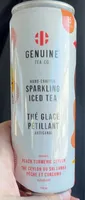 Peach tumeric iced tea