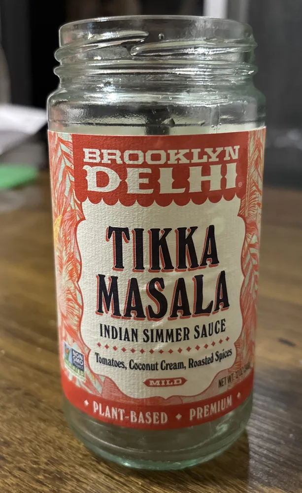 Brooklyn delhi tikka masala mild coconut cream