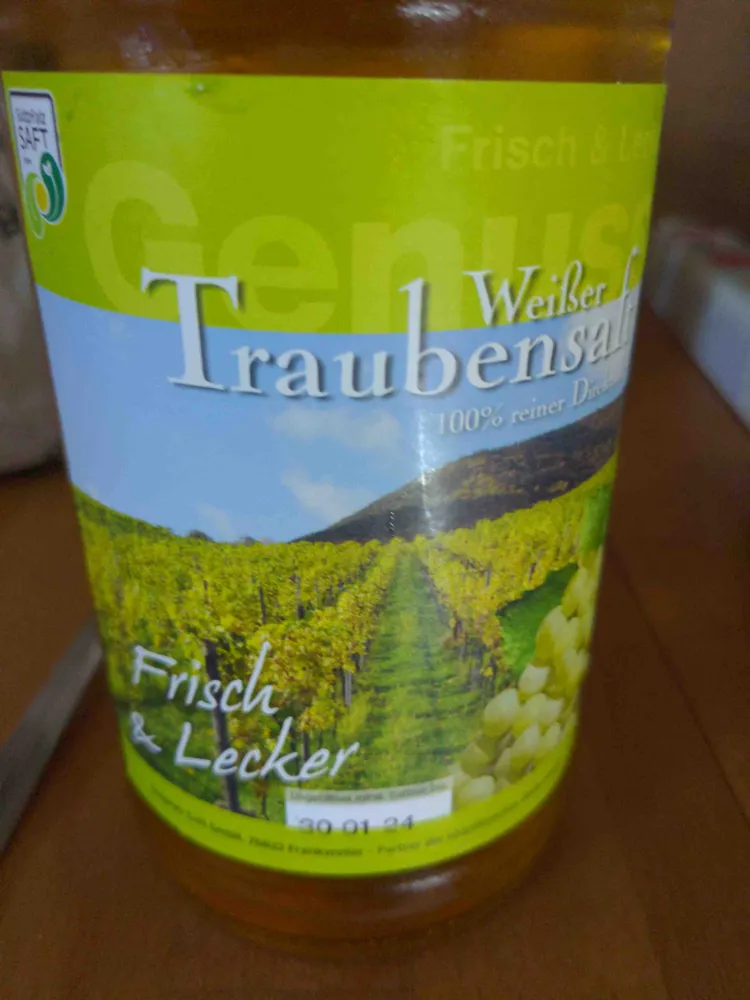 Traubensaft wird
