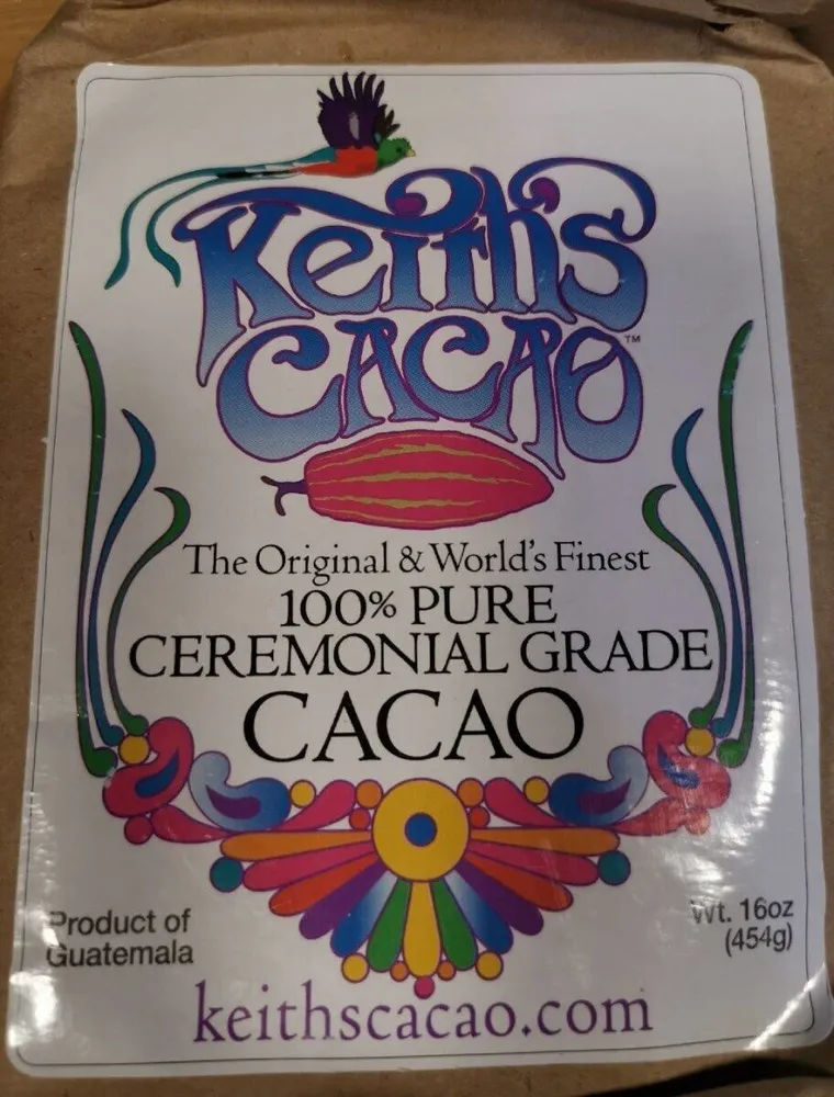 Pure ceremonial grade cacao