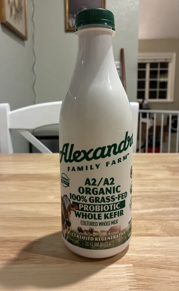 A2/A2 ORGANIC 100% GRASS-FED PROBIOTIC WHOLE KEFIR