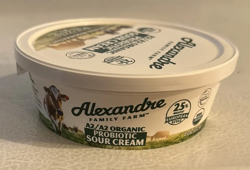A2/A2 Organic Probiotic Sour Cream