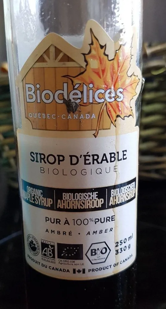 Sirop D'erable Ambre (250 ML)