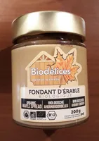 Fondant d'érable biologique