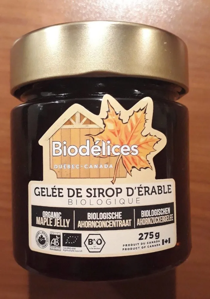 Gelée de sirop d'érable