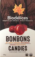 BONBONS AU SIROP ERABLE