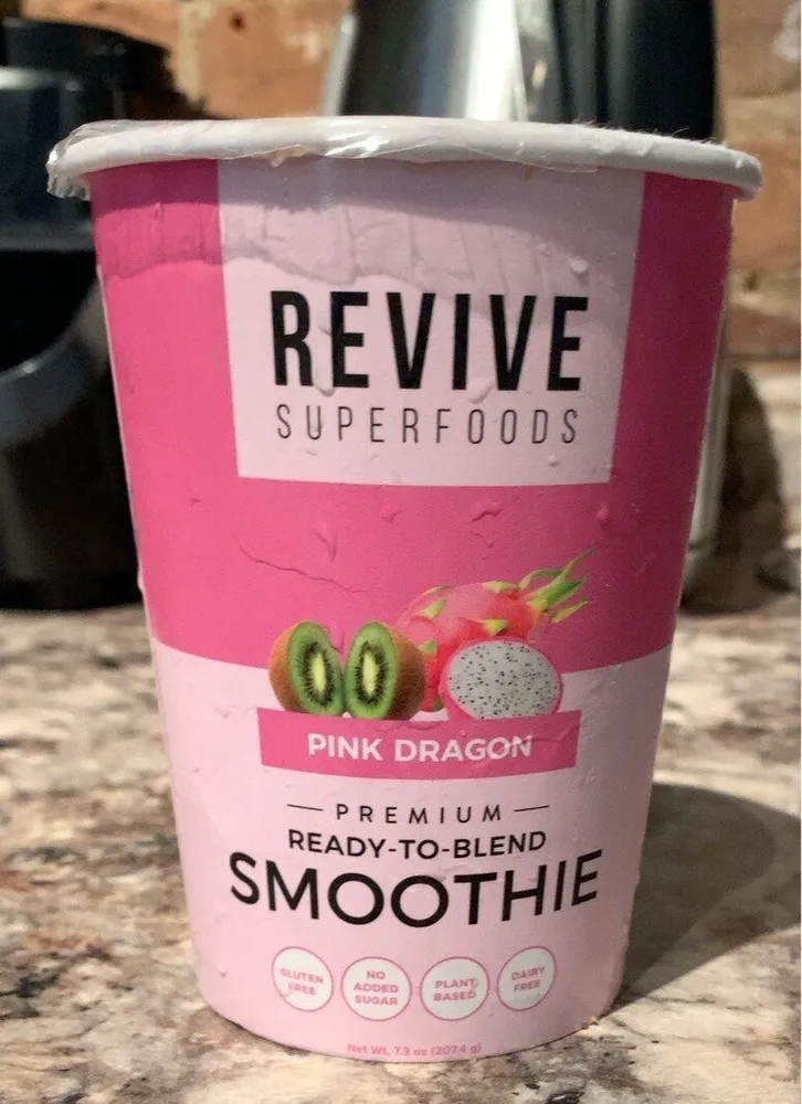 Pink dragon smoothie