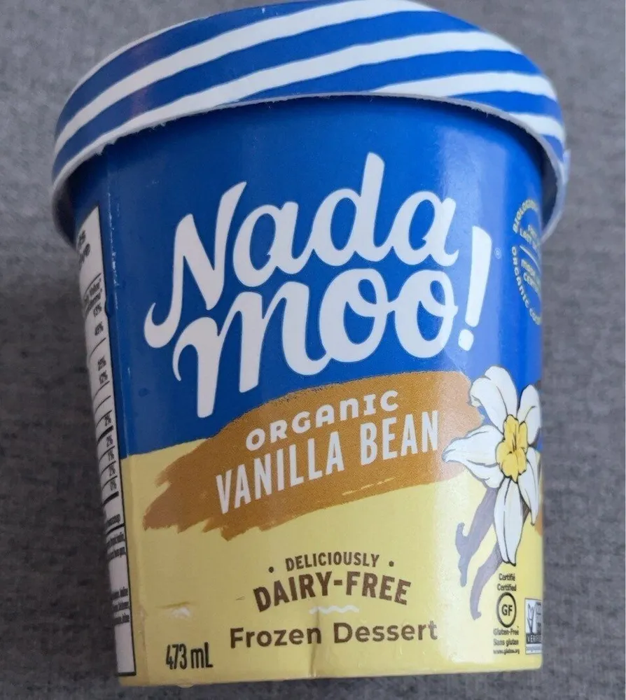 Nada moo organic vanilla bean