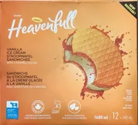 Vanilla ice cream stroopwafel sandwiches