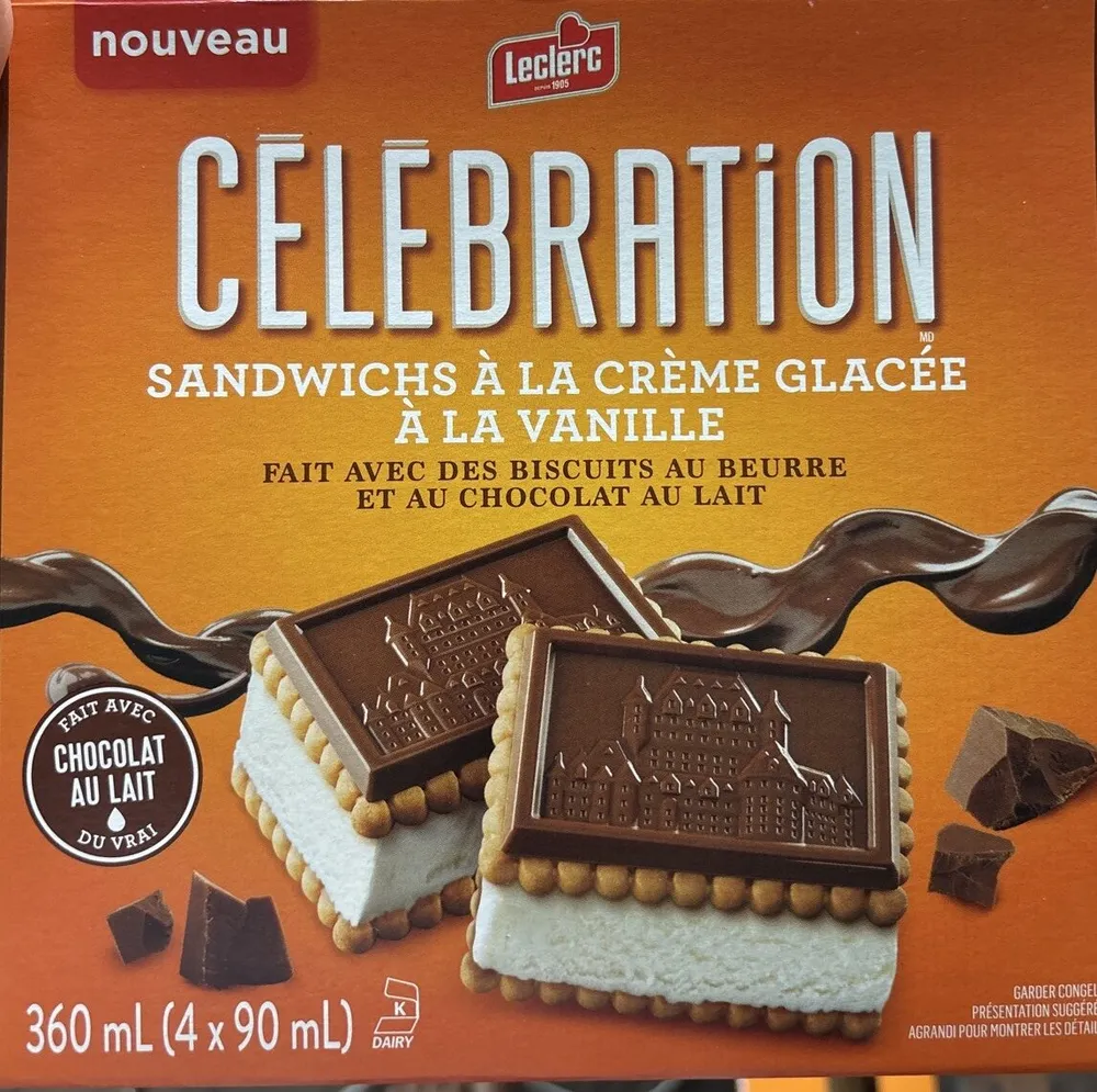 Vanille Ice Cream Sandwiches