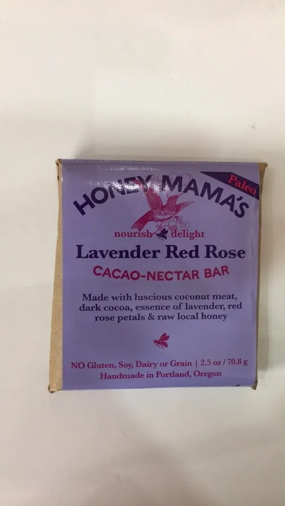 Lavender Rose Chocolate Fudge Bars