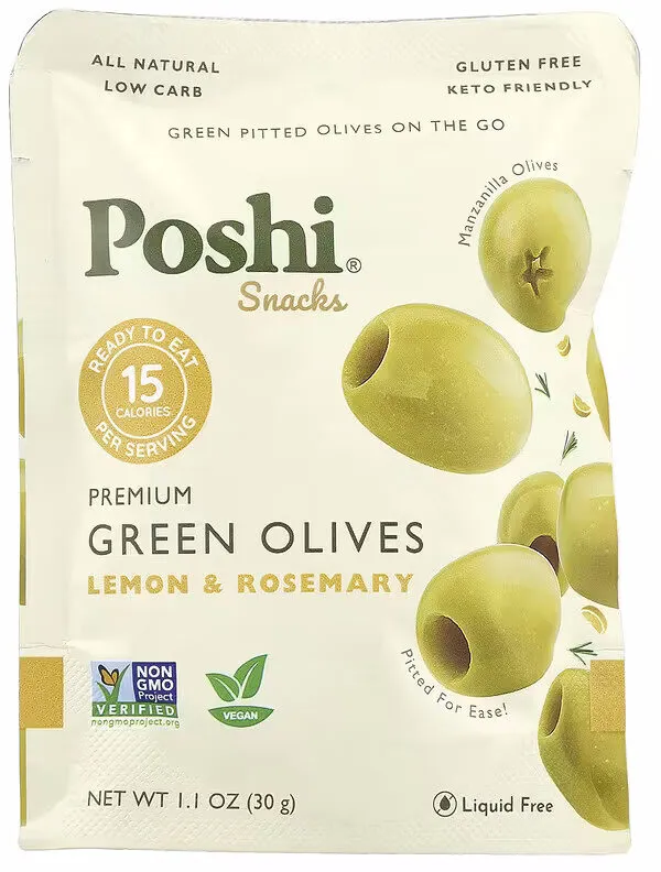 Premium Green Olives Lemon & Rosemary