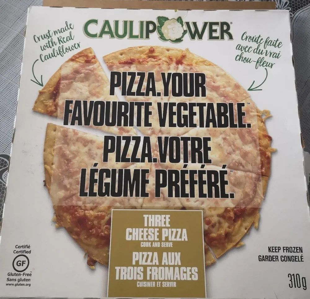 Three cheese pizza