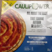 2 croûtes à pizza au chou-fleur