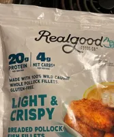 Light and crispy pollock fish fillets